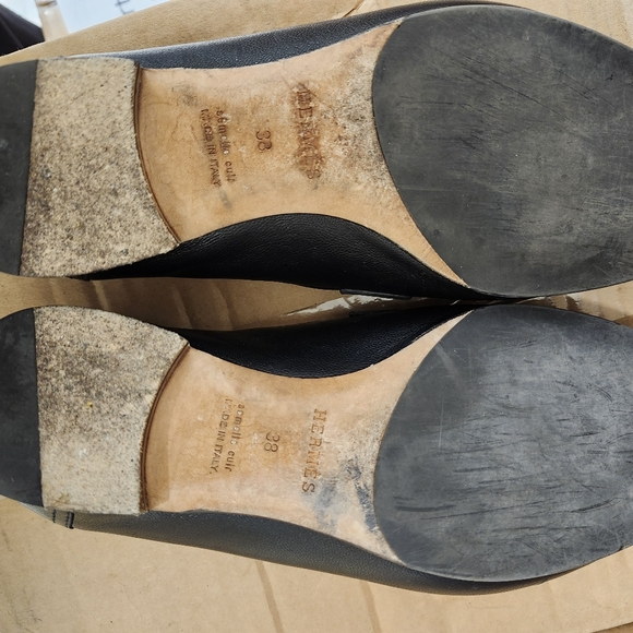 Hermes Black Loafers - Picture 4 of 4